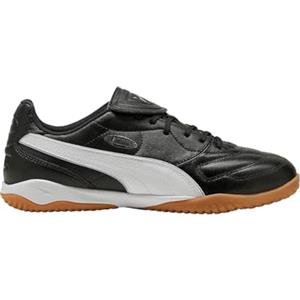 PUMA Unisex King Liga It Scarpe da Calcio, Black Silver White, 42.5 EU, Puma Black Puma Silver Puma White, 42.5 EU