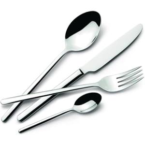 Lagostina Maia set posate per 6 persone, Acciaio Inox 18/10, 24 pezzi