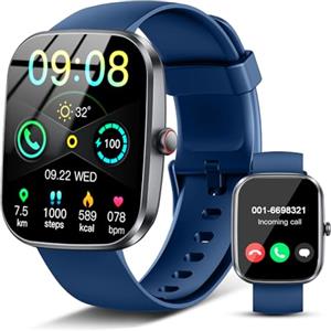 Soudorv 2026 Smartwatch Uomo, Nuovo 1,91'' Orologio Intelligente Fitness con Chiamate Bluetooth, Smart Watch Tracker 100+ Modalità Sportive per Cardiofrequenzimetro,SpO2, Smart Watch per Android iOS