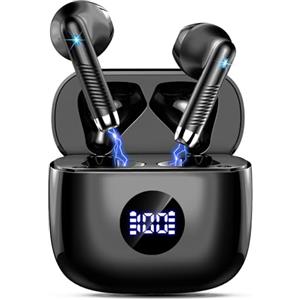 zakotu Cuffie Bluetooth Auricolari Bluetooth 5.4, 2026 Cuffie Wireless con 4 ENC Cancellazione Rumore Mic, Cuffie in Ear 40 Ore di Riproduzione, Cuffie Senza Filo HiFi Stereo IP7 Impermeabili