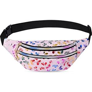 Flintronic Marsupio da Donna, Marsupio Sportivo, Marsupio Impermeabile Regolabile, Marsupio Portasoldi Donna per Running Viaggio Campeggio Escursionismo Ciclismo