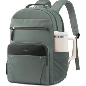 LOVEVOOK Zaino Donna, Impermeabile Zani porta PC 15.6 Pollici Zainetto da Lavoro, Elegante Zaino Computer Laptop Backpack da Università Viaggio Ufficio Scuola