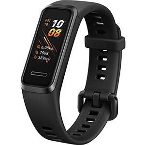 HUAWEI Band 4 Fitness Tracker, Schermo TFT a Colori da 0.96 , Monitoraggio Continuo 24/7 con TruSeen TM 3.5, Monitoraggio Scientifico del Sonno, Resistente all'Acqua Fino a 5 ATM, Graphite Black
