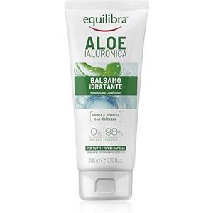 Equilibra, Aloe Ialuronica Balsamo Idratante e Districante, per Tutti i Tipi di Capelli, con Aloe Vera e Acido Ialuronico, Olio di Lino emolliente, Estratto di Ortica rinforzante, 200 ml