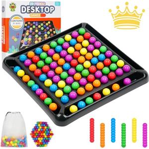 OSDUE Scacchiera Intellettuale, 80Palline Eliminazione con Palla Arcobaleno
