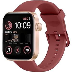 ASEEYIRJ Smartwatch Uomo Donna, 1.85" Orologio Smartwatch con Effettua/Risposta Chiamate, 140 Sportive Smart Watch con Contapassi/Sonno/Cardiofrequenzimetro/SpO2, Impermeabil IP68 Smartband per Android iOS