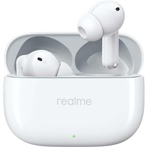 realme Buds T310 Cuffie Bluetooth 46dB Controllo del Rumore Ibrida, Auricolari Bluetooth con 12,4mm Driver Dinamico per Bassi e 3D Audio Spaziale, 40 Ore Autonomia, 45ms Latenza, IP55, Bianco