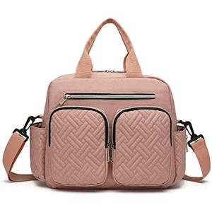 KONO Borsa Fasciatoio Passeggino Neonato, Impermeabile e Multifunzionale Borsa con Tasche Termiche e Ganci Passeggini, Leggera per Viaggi Ospedale Parto Aereo, Ideale per Mamma e Papà