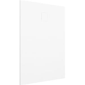 Parama Piatto Doccia 80x110 cm Bianco Effetto Pietra Rettangolare in SMC Riducibile Samos