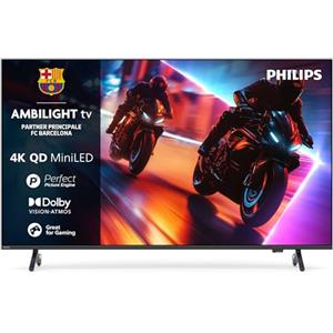 PHILIPS Ambilight 55MLED920 Mini LED 4K Smart TV - Display 55'' con processore P5 Perfect Picture Ultra HD, Titan OS, Dolby Vision e Dolby Atmos Sound