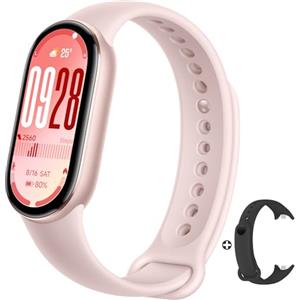 XIAOMI Mi Smart Band 10 (2025) Smartwatch, Schermo AMOLED 1,72, Autonomia 21 giorni,150+ Modalità Sportive, 5ATM,Monitoraggio Della Frequenza Cardiaca 24/7 e SPO₂,Analisi del Sonno, HyperOS 2 (Rosa)