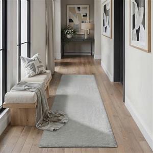 PureCozy Tappeto Corridoio 60x180cm Grigio Antiscivolo Camera da Letto Tapette Pelliccia Sintetica Tappeti Salotto Cameretta Bambino Scendiletto Ufficio Sala Carpet Morbido Rug
