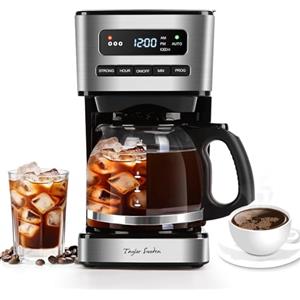 Taylor Swoden Macchina Caffè Americano Programmabile 24H - 1.8L, 900W, Nero