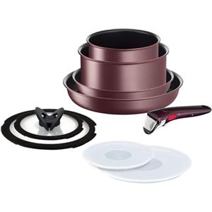 Tefal Ingenio IH Brown Unlimited Tefal - Set di 9 pentole + induzione, tutti i piani cottura + induzione - L3859192