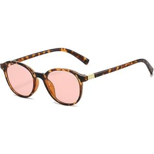 LJCZKA Occhiali da Sole Rotondi Retrò per Donna Uomo, Occhiali da Sole Rotondi Vintage Occhiali alla Moda Anni 90 con Protezione UV400