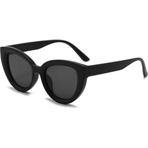 LJCZKA Occhiali da Sole da Donna Occhi di Gatto, Occhiali da Sole Donna Gatto Grandi Occhiali Rotondo Retro con Protezione UV400