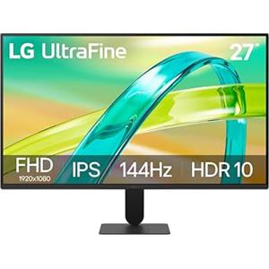 LG Monitor 27U411B 27 IPS Full HD 144Hz per lavoro, studio e gaming | 1ms MBR, colori accurati sRGB 99%, schermo antiriflesso, Flicker Safe e Reader Mode per il comfort visivo