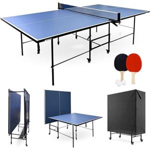 Mobiclinic®, Tavolo Da Ping-Pong Professionale Pieghevole, 274x152'5x76 cm, Include Rete e Custodia Protettiva, 2 Racchette, 3 Palline, Tokyo, Ruote Bloccabili a 360º, Maniglie Per il Trasporto