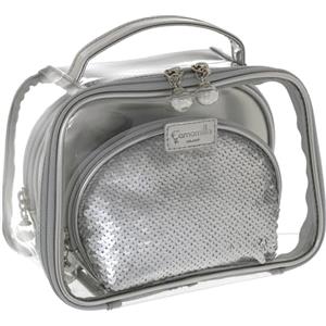 Camomilla Milano Set 3 Beauty Bag, Beauty Case, Collezione Sunset, Colore Argento
