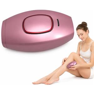 AAFGVC Loop Di Solippy Luce Pulsata Solippyepilatore Luce Pulsata Epilatore IPL Compatto Per Viso Labbro Superiore Mento Ascelle e Zona Bikini (Rosa)