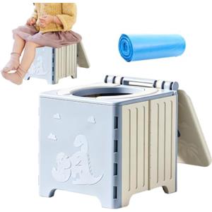 BommFu Vaso Sanitario Portatile per Bambini Antiscivolo con per Rifiuti