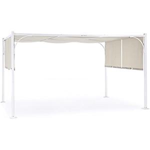 Bizzotto Gazebo Slide 3x4 Metri Colore tortora Bizzotto