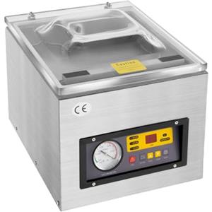 FortyFor DZ-260C - Macchina per sottovuoto industriale, 120 W, macchina per sottovuoto da tavolo, camera per prodotti alimentari, strumento di precisione, metallo raro