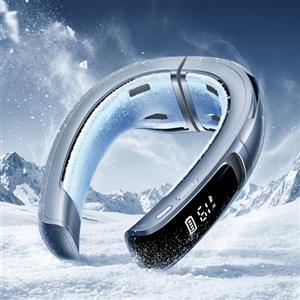 RANVOO AICE LITE MAX 2026 Real AC Cold Blast [N.1 Più Fresco e Durevole] Condizionatore da Collo AI, Miglior Raffreddatore per il Collo, Ventilatore da Collo Ricaricabile 6000 mAh Soffia Aria Fredda