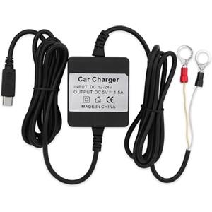 TKMARS MUXAN Caricabatterie per GPS Tracker, Car Charger adapter Portatile da auto per GPS GSM Tracciatore Localizzatore TK905 TK905B TK915 TK901 TK902 etc,YS128