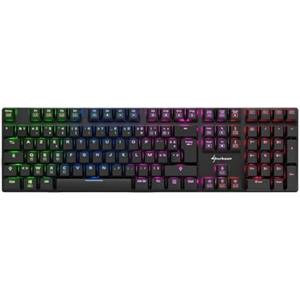 SHARKOON TECLADO GAMING (FRANCES) PUREWRITER RGB, Kailh Choc Low Profile Blue