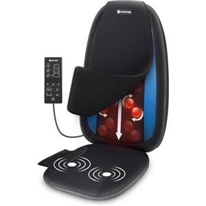 COMFIER Sedile Massaggiante Shiatsu, Massaggiatore Schiena con Funzioni di Riscaldamento e Vibrazione, Relax per Collo, Spalle e Schiena, Tappetino Massaggiante per Casa e Ufficio, Regalo Donna Uomo