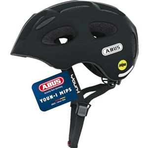 Abus Youn-I MIPS per Bambini - Casco da Bici con Luce, riflettori e Protezione dagli impatti (MIPS) - per Ragazze e Ragazzi