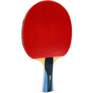 GEWO CS Energy Control - Racchetta da ping pong - approvata ITTF - Racchetta da ping pong con rivestimento controllato e caratteristiche di rotazione elevate, concava, spugna da 1,8 mm, rosso-nero