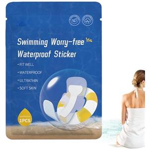 Generico 10 Pezzi Assorbenti Impermeabili Per Il Nuoto Da Donna, Adesivi Impermeabili Per La Cura Intima, Assorbenti Intimi Flessibili, Per La Spiaggia, La Piscina
