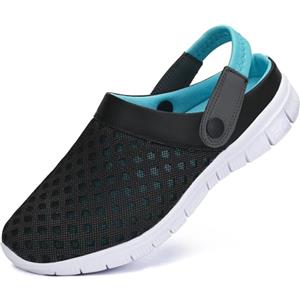 SAGUARO Zoccoli per Uomo Donna Sandali da Spiaggia Antiscivolo Traspirante Scarpe da Mare Pantofole Estate Ciabatte Giardino Outdoor, Blu, 45 EU
