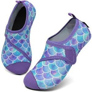 SAGUARO Scarpette Scoglio Ragazzi Ragazze Scarpe da Immersione Antiscivolo Leggere Scarpe da Sport Acquatici Bambino per Mare Piscina, Touch X, Verde, 36/37 EU