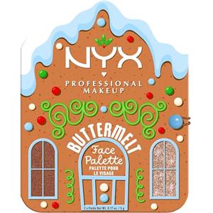 NYX Professional Makeup Palette Duo Blush & Illuminante, formula sfumabile e colore luminoso, fino a 12 ore di tenuta, Buttermelt, Shade: 02 Deep, 10 g