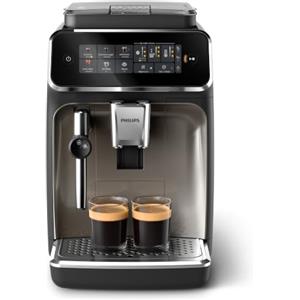 PHILIPS 3300 Macchina Caffè Automatica, 5 bevande, Montalatte