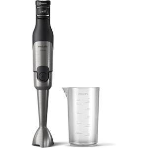 Philips Daily Collection Frullatore a Immersione - Tecnologia ProMix per Mescolatura Rapida, Motore 650W, Protezione Antischizzo, Design Ergonomico, Pulsante di Rilascio Facile, Bianco (HR2534/00)