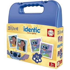 Educa - Identic Stitch | Gioco di memoria educativo per bambini con 72 carte. Trova le coppie e lavora sulle abilità di base come l'acuità visiva, l'attenzione e la memoria. Da 3 anni (20315)