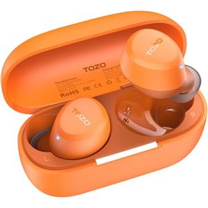 TOZO A1 Cuffie Bluetooth 5.3 con ORIGX Acustica 32 Ore Riproduzione EQ Regolazione Ultraleggero USB Tipo C IPX5