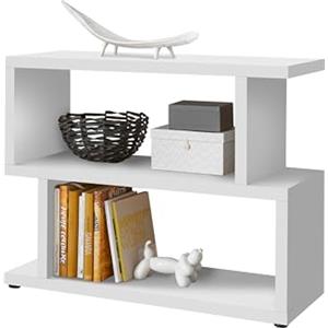 AVANTI TRENDSTORE - Torgiano - Libreria a Cubi - Scaffale Portaoggetti Multilivello dal Design Moderno in varie misure e 2 colori (Bianco 100x80x38cm)