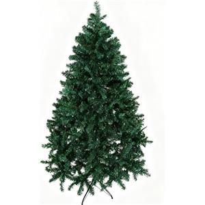 HOMCOM Albero di Natale Artificiale Alto 180cm con 1000 Rami Rigogliosi Base in Acciaio