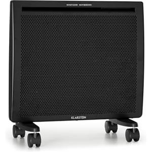 Klarstein Stufa Elettrica Basso Consumo, Stufa Elettrica 1000W, Termoconvettore Elettrico a Parete con Termostato, Termosifone Elettrico Basso Consumo, Calorifero Riscaldamento Portatile