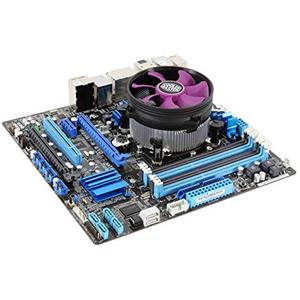 Cooler Master X Dream i117 Sistema di Raffreddamento ad Aria della CPU - Design a Croce Basso Profilo 60,4mm, Ventola 95mm (19 dBA, 1800 RPM), Installazione Clip Push-Pin - Compatibile Intel LGA 1200