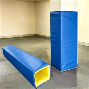 FCZVWPR Copertura for Palo Autoadesiva, Imbottitura for Palo for Canestro da Basket, Protezione di Sicurezza Migliorata, for Parcheggio/Campo da Basket/Palestra(Blue,H-5FT-7.5X7.5)