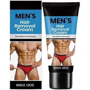 Generico Crema Depilatoria Delicata per Uomo, Crema Depilatoria Intima Indolore