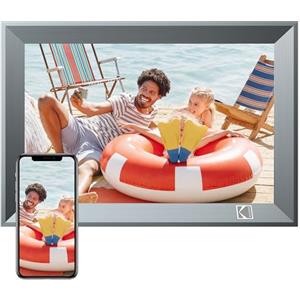 KODAK Cornice Digitale KODAK Wi-Fi da 10,1 pollici con Memoria da 32 GB, Schermo Touch Screen HD IPS, Condivisione Delle Foto Tramite App
