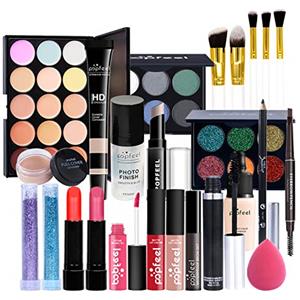 CHSEEA Kit per il Trucco Completo, Set di Trucchi Trousse di Trucchi Cosmetics Tavolozza Palette Ombretti Make Up Kit per Occhi, Viso e Labbra Valigia per il Trucco Palette Trucchi - Idea Regalo #3