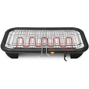 G3 Ferrari G10027 Galactic Grill Barbecue Elettrico Da Tavolo 2300 W Griglia Acciaio Inox 50x28 cm colore Nero